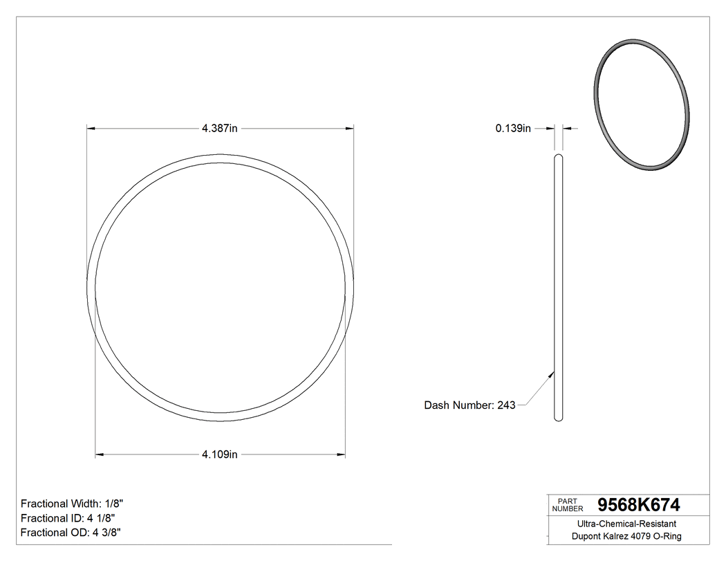 Technical drawing - 9568K674